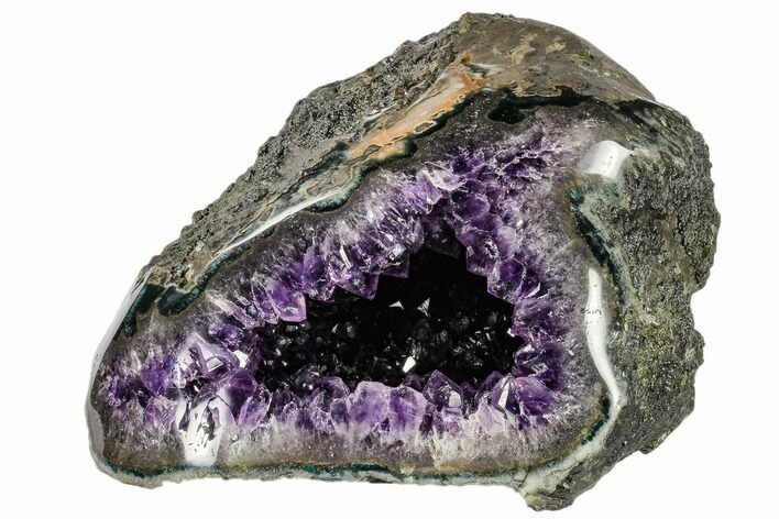 Deep Purple Amethyst Geode - Uruguay #113835
